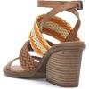 imageLucky Brand Womens Lissie Braided High Heel Sandal HeeledTan Sunflower