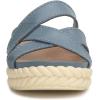 imageLucky Brand Womens Loftee SandalPlatformNatural Blue