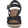 imageLucky Brand Womens Mindra Espadrille Wedge SandalBlack Denim 1