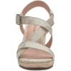 imageLucky Brand Womens Mytila Espadrille Wedge SandalNaturalPlatinum