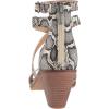 imageLucky Brand Womens Ressia Ankle Strap Sandal HeeledNatural Snake