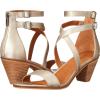 imageLucky Brand Womens Ressia Ankle Strap Sandal HeeledPlatinum