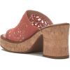 imageLucky Brand Womens Talvy Macrame Platform Sandal MuleEco Red