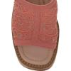 imageLucky Brand Womens Talvy Macrame Platform Sandal MuleEco Red