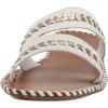 imageLucky Brand Womens Zanora Flat SandalWhiteLight Platino