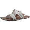 imageLucky Brand Womens Zanora Flat SandalWhiteLight Platino