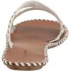 imageLucky Brand Womens Zanora Flat SandalWhiteLight Platino