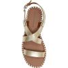 imageLucky Brand Womens Zelek Flat SandalGold Platino