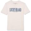 imageLucky Brand Boys Short Sleeve Graphic Crew Neck TShirt Soft Comfortable Relaxed FitCloud Dancer Puff