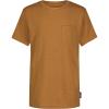 imageLucky Brand Boys Short Sleeve Slub Pocket Crew Neck TShirt Soft Comfortable Relaxed FitBurnt Sugar Heather