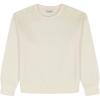 imageLucky Brand Girls Pullover Crochet Fleece Crew Neck Sweatshirt Soft ampamp ComfortableGardenia