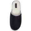 imageLucky Brand Memory Foam Rubber Sole Scuff Bedroom Slipper  Soft Comfy Mens Slippers  IndoorOutdoor Mens House SlippersBlack