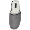 imageLucky Brand Memory Foam Rubber Sole Scuff Bedroom Slipper  Soft Comfy Mens Slippers  IndoorOutdoor Mens House SlippersGrey