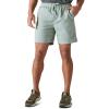 imageLucky Brand Mens 7quot Pull Up Linen ShortChino Green