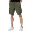 imageLucky Brand Mens 9quot Canvas Cargo ShortFour Leaf Clover