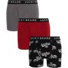 Medium Grey/Jet Black Print/Red Ochre