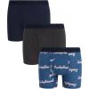 imageLucky Brand Mens Boxer Briefs  3 Pack Soft Stretch Casual Mens Underwear with Functional Fly Pouch Boxers S2XLMood IndigoVintage Indigo PrintCharcoal Grey Heather