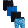 Black/Blue/Azure Blue Print/Black