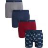 Mood Indigo/Light Grey/Print/Tibetan Red