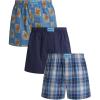 Plaid/Mood Indigo/Coronet Blue Print