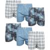 White Tartan/Light Blue/Blue Bandana Print