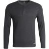 imageLucky Brand Mens Henley Shirt  Long Sleeve Waffle Knit Cotton Henley Thermal Shirt  Undershirts for MenCharcoal Heather Grey