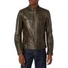 imageLucky Brand Mens Leather Bonneville JacketBlack