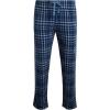 imageLucky Brand Mens Lightweight Plaid Fleece Pajama PantsMood Indigo Plaid