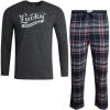 Charcoal Heather/Moonlit Ocean Plaid