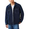 imageLucky Brand Mens Sherpa Lined Indigo Shirt Jacket 419 Indigo