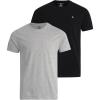imageLucky Brand Mens TShirts  Classic Fit Short Sleeve Crewneck Mens Shirts  Soft Stretch Casual Undershirts for Men SXLBlackGrey