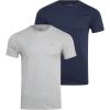 imageLucky Brand Mens TShirts  Classic Fit Short Sleeve Crewneck Mens Shirts  Soft Stretch Casual Undershirts for Men SXLHeather GreyMood Indigo