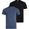 imageLucky Brand Mens TShirts  Classic Fit Short Sleeve Crewneck Mens Shirts  Soft Stretch Casual Undershirts for Men SXLJet BlackVintage Indigo