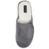 imageLucky Brand MicroSuede Scuff Indoor Slippers for Men with Plush LiningGrey Flap
