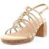 imageLucky Brand Womens Bassie Strappy High Heel Sandal HeeledTan