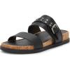imageLucky Brand Womens Dineesa Flat SandalBlack Leather