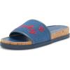 imageLucky Brand Womens Dylina Flat SandalLight Wash Denim