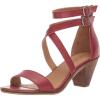imageLucky Brand Womens Ressia Ankle Strap Sandal HeeledGarnet