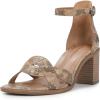 imageLucky Brand Womens Sarwa Ankle Strap Sandal HeeledNatural