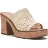 imageLucky Brand Womens Talvy Macrame Platform Sandal MuleVanilla