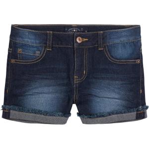 imageLucky Brand Girls Cuffed Jean Shorts Stretch Denim with 5 Pockets Mid to High Rise WaistRiley Barrier