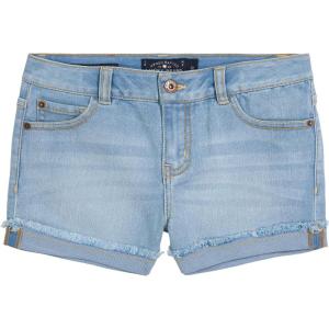 imageLucky Brand Girls Cuffed Jean Shorts Stretch Denim with 5 Pockets Mid to High Rise WaistRiley Christie