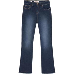 imageLucky Brand Girls Mid Rise Flare Stretch Denim Jean Zipper Fly ampamp Button ClosureMid Rise Barrier Wash