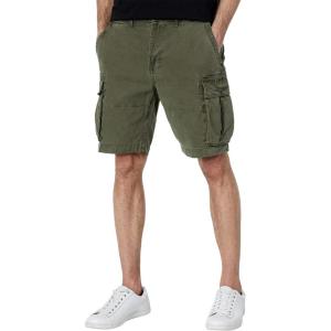 imageLucky Brand Mens 9quot Canvas Cargo ShortFour Leaf Clover