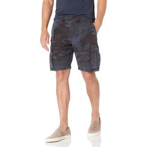 imageLucky Brand Mens 9quot Canvas Cargo ShortOver Dye Blue