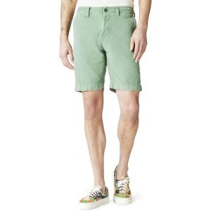imageLucky Brand Mens 9quot Laguna Linen Flat Front ShortFrosty Spruce