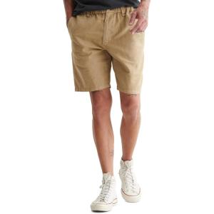 imageLucky Brand Mens 9quot Laguna Linen Flat Front ShortTwill