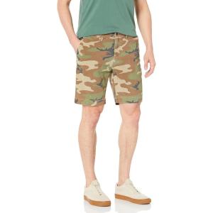 imageLucky Brand Mens 9quot Stretch Twill Flat Front ShortCamo Multi