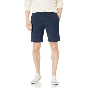 imageLucky Brand Mens 9quot Stretch Twill Flat Front ShortDark Denim