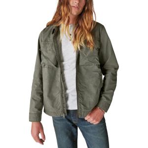 imageLucky Brand Mens Fleece Lined Shirt JacketRaven